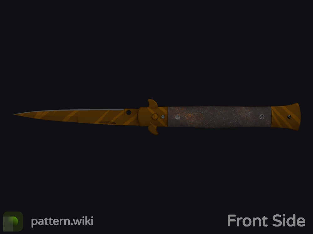 Stiletto Knife Tiger Tooth seed 396