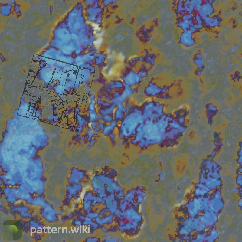 Five-SeveN Case Hardened seed 147 pattern template