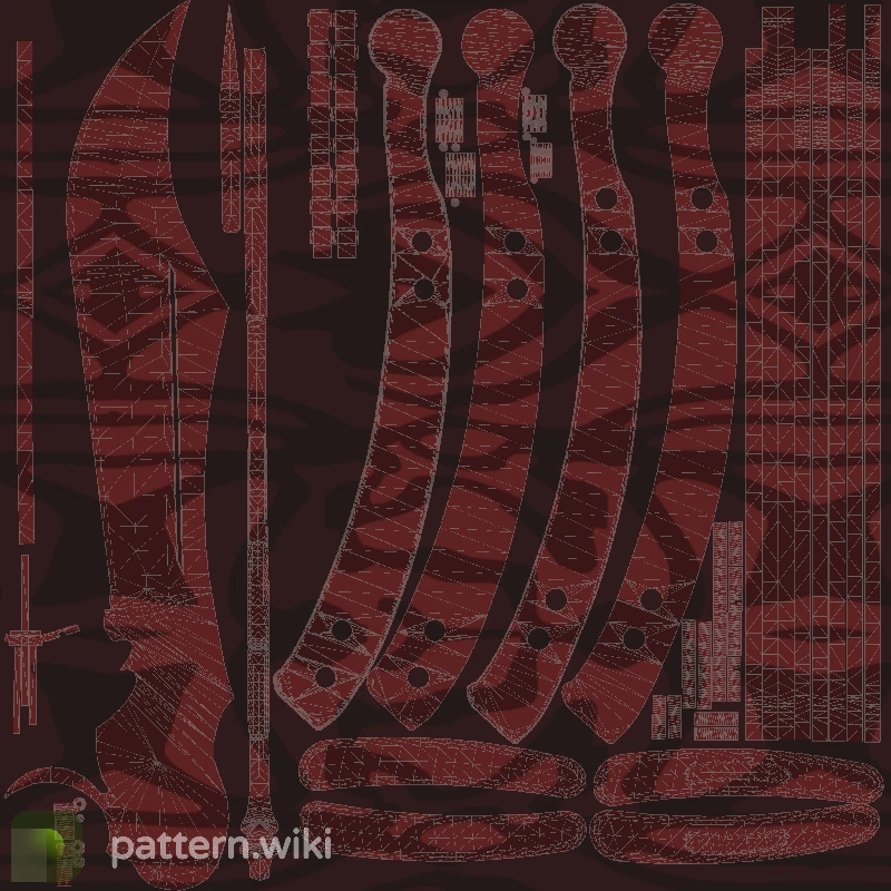 Butterfly Knife Slaughter seed 350 pattern template