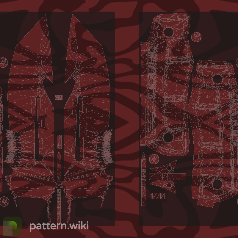 Survival Knife Slaughter seed 964 pattern template