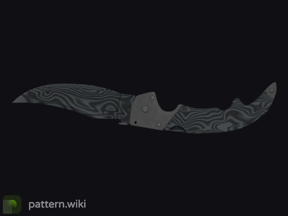 Falchion Knife Damascus Steel seed 219