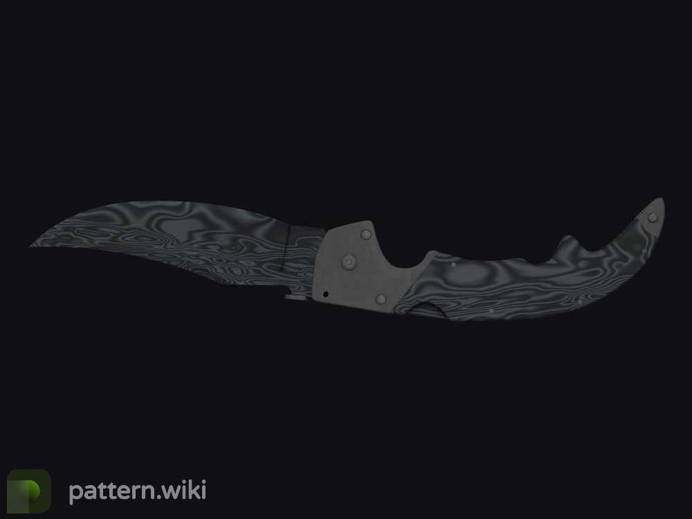 Falchion Knife Damascus Steel seed 110