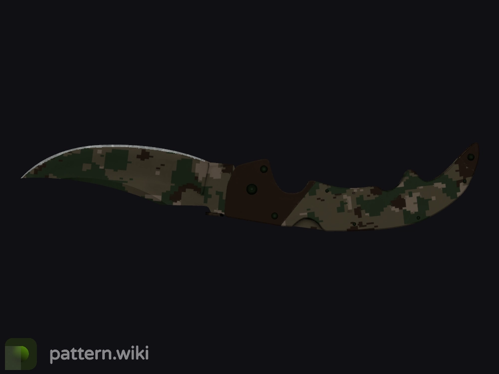 Falchion Knife Forest DDPAT seed 167