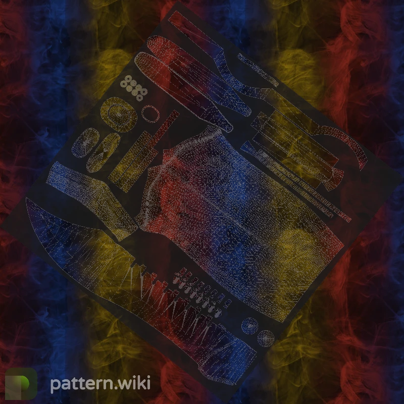 Bowie Knife Marble Fade seed 482 pattern template