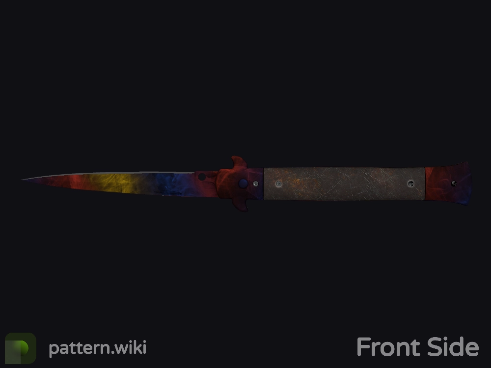 Stiletto Knife Marble Fade seed 578