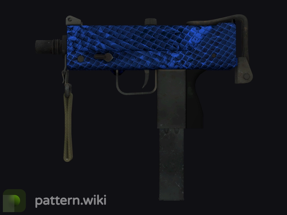 MAC-10 Lapis Gator seed 824