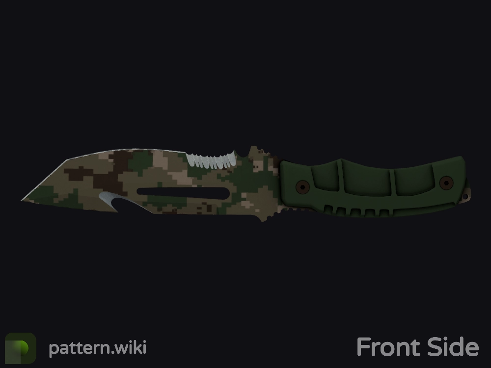 Survival Knife Forest DDPAT seed 487