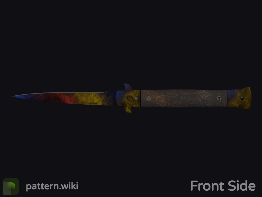 Stiletto Knife Marble Fade seed 87