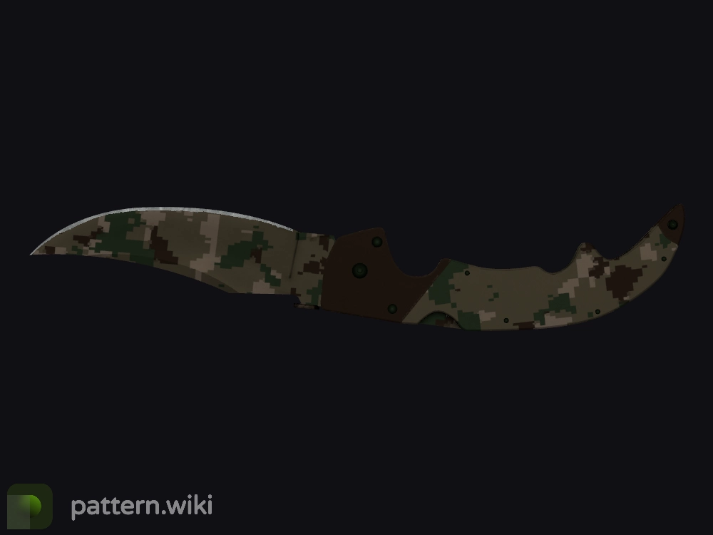 Falchion Knife Forest DDPAT seed 217