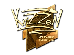 Sticker KrizzeN (Gold) | Boston 2018 preview
