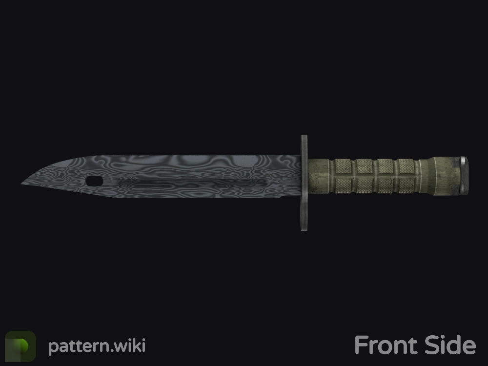 Bayonet Damascus Steel seed 102