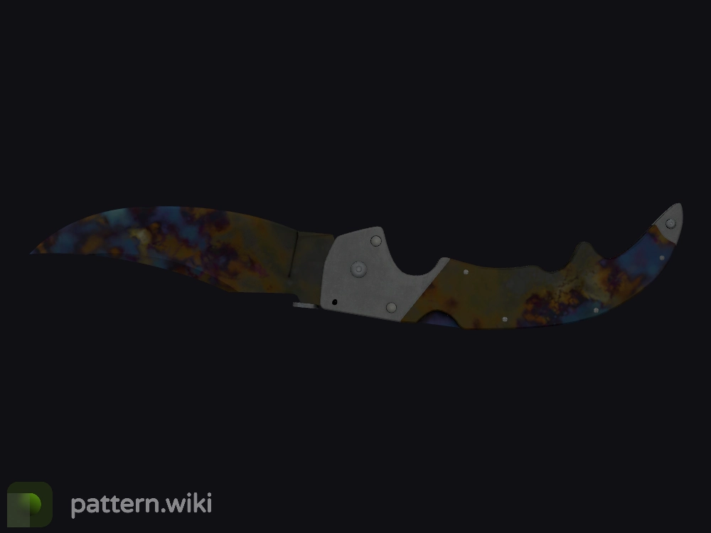 Falchion Knife Case Hardened seed 6