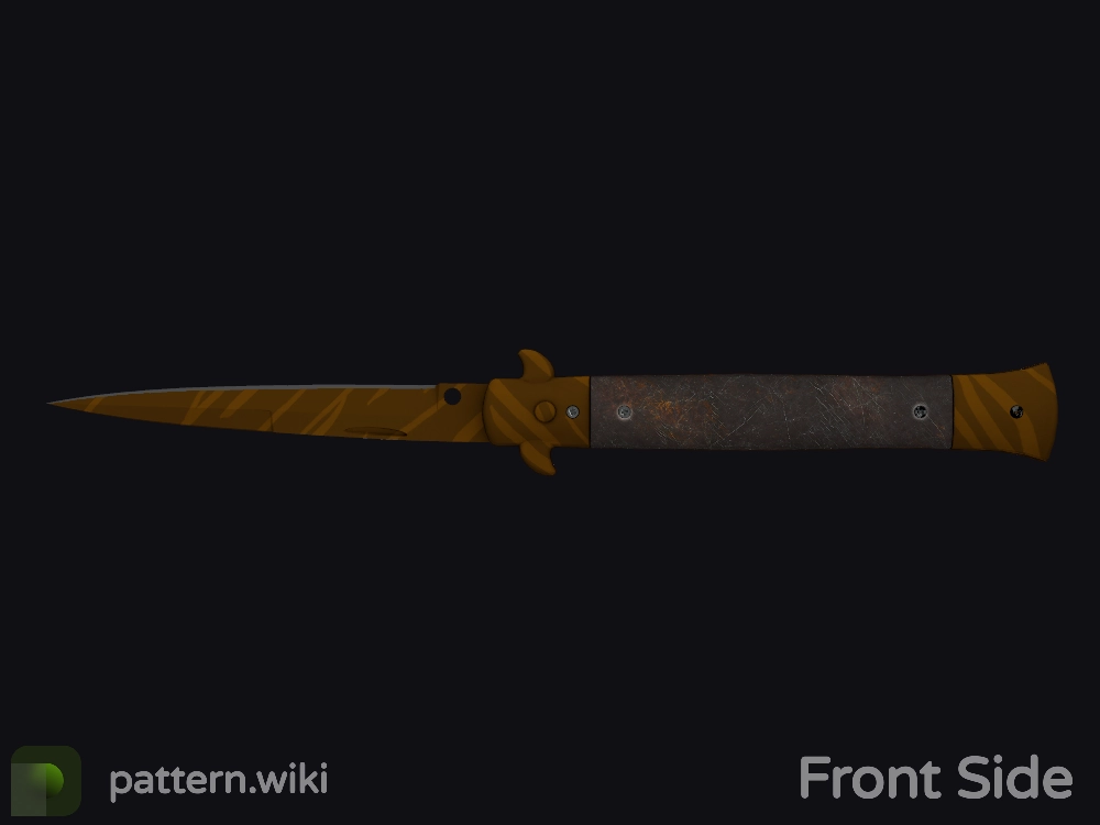 Stiletto Knife Tiger Tooth seed 623