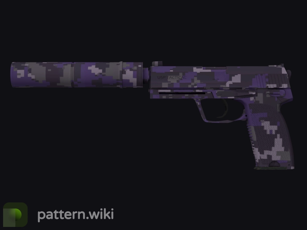 USP-S Purple DDPAT seed 129