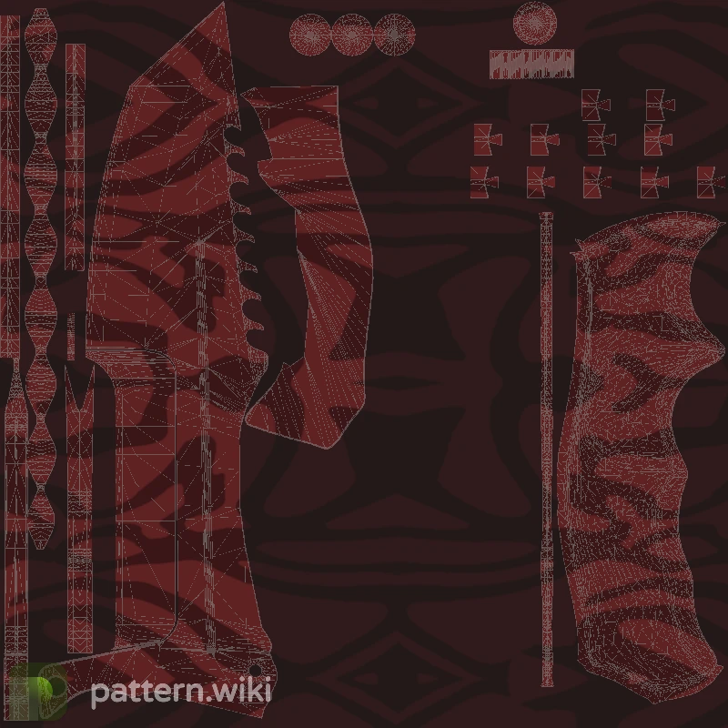 Huntsman Knife Slaughter seed 420 pattern template