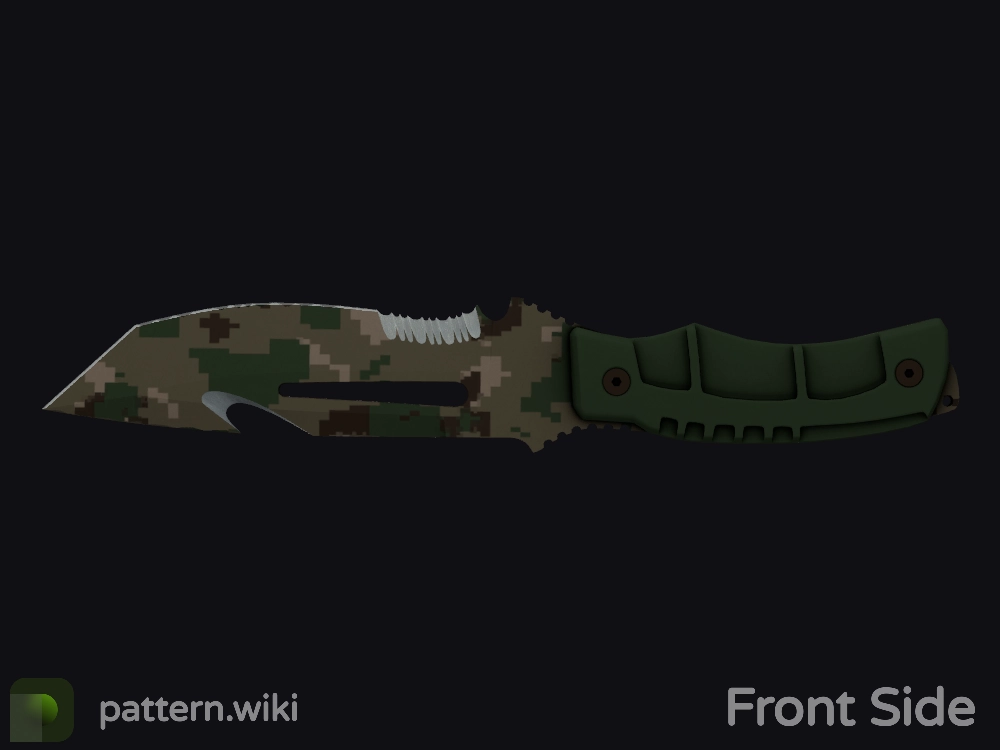 Survival Knife Forest DDPAT seed 498