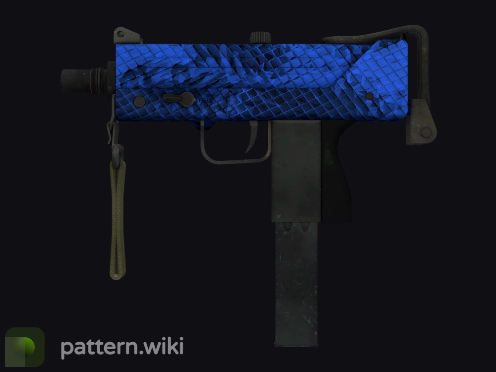 MAC-10 Lapis Gator seed 182