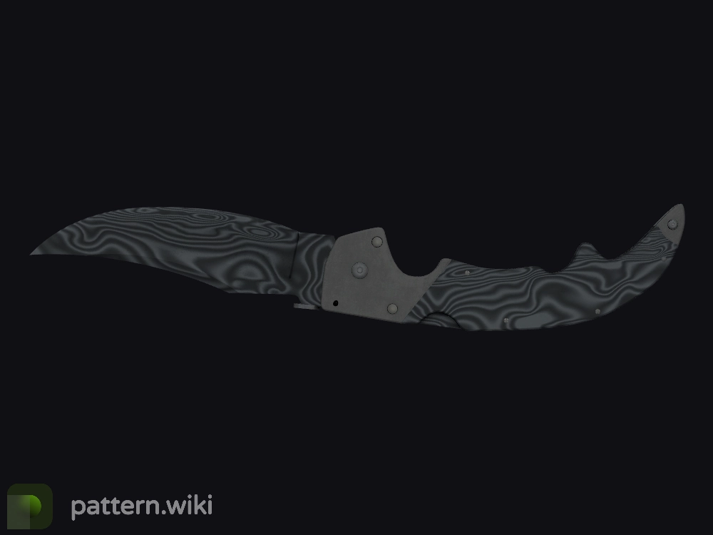 Falchion Knife Damascus Steel seed 759