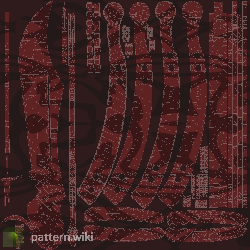 Butterfly Knife Slaughter seed 900 pattern template