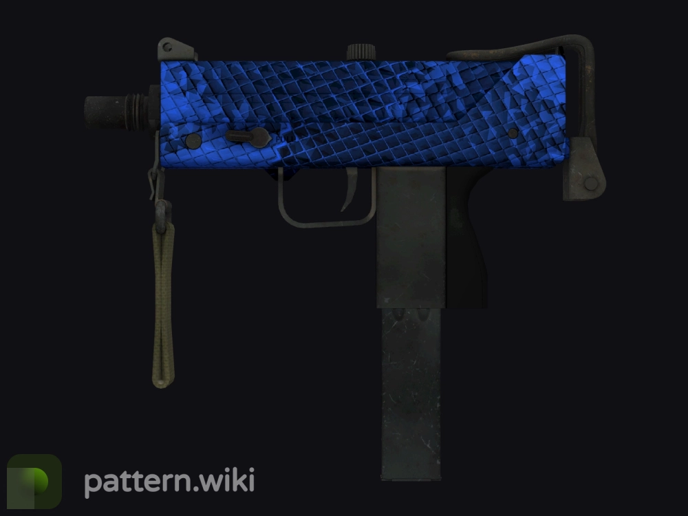 MAC-10 Lapis Gator seed 621