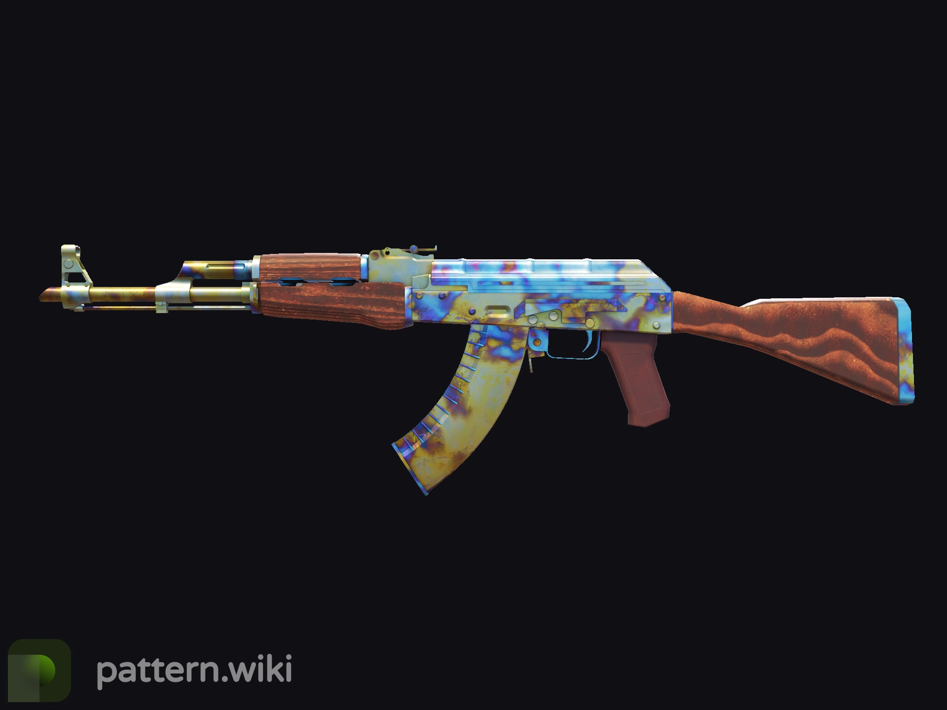 スイ　 AK47 AK-47 Case Hardened Seed 28 - pattern.wiki