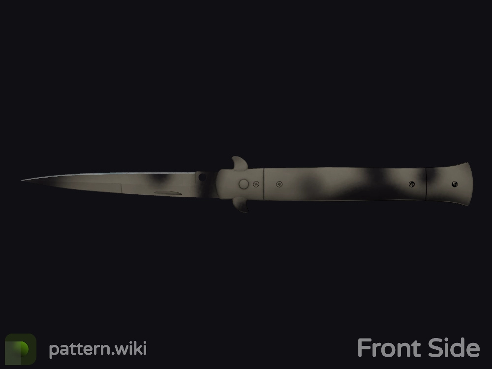 Stiletto Knife Scorched seed 37