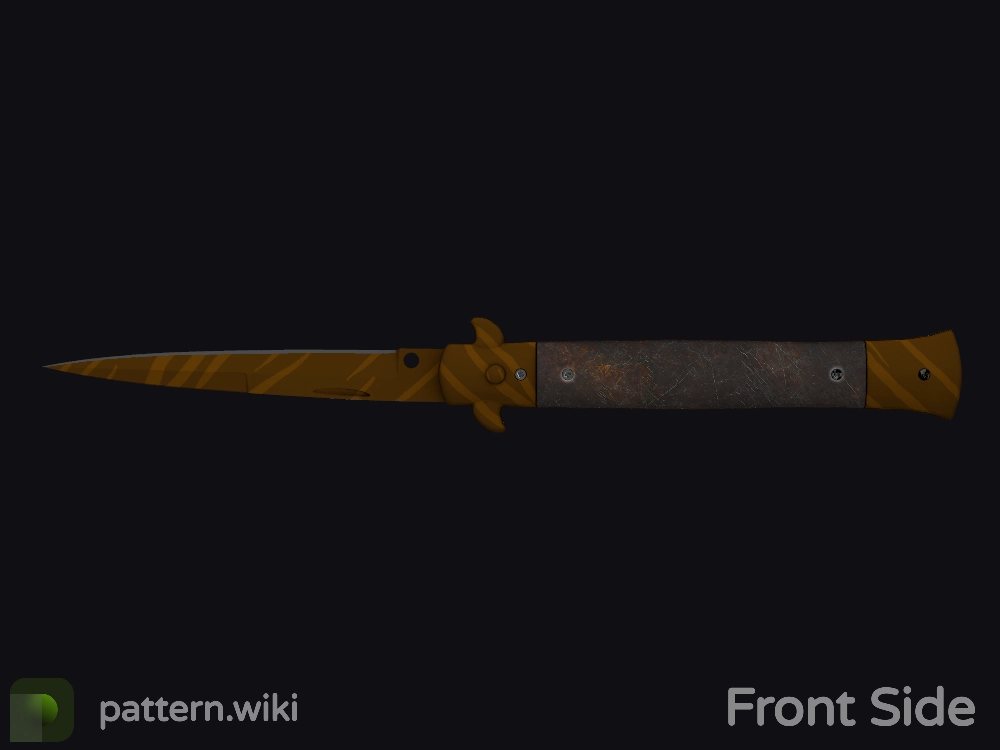 Stiletto Knife Tiger Tooth seed 533