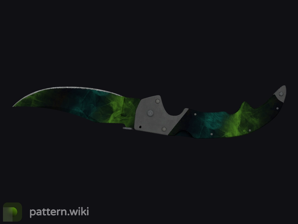 Falchion Knife Gamma Doppler seed 206