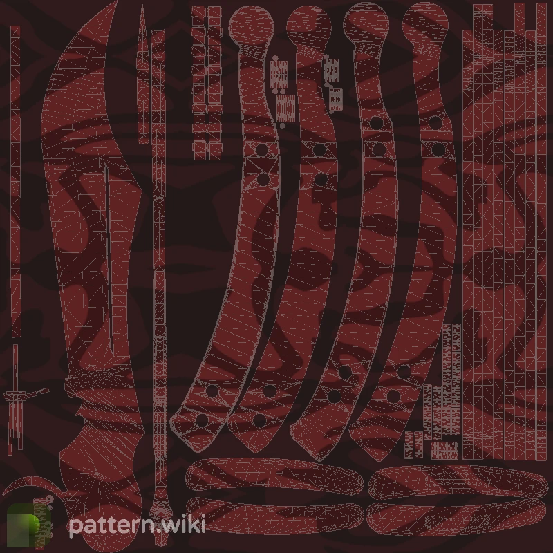 Butterfly Knife Slaughter seed 931 pattern template