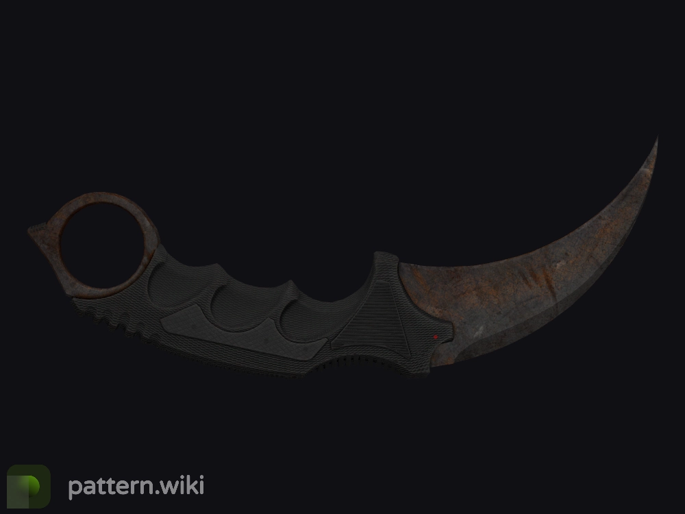 Karambit Rust Coat seed 496