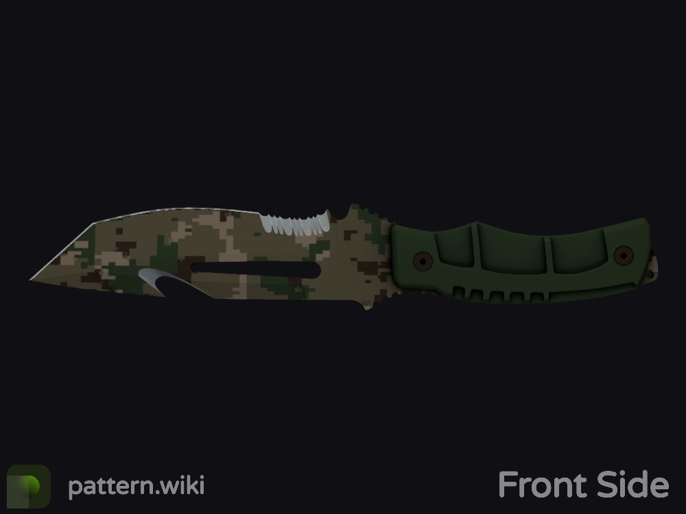 Survival Knife Forest DDPAT seed 542