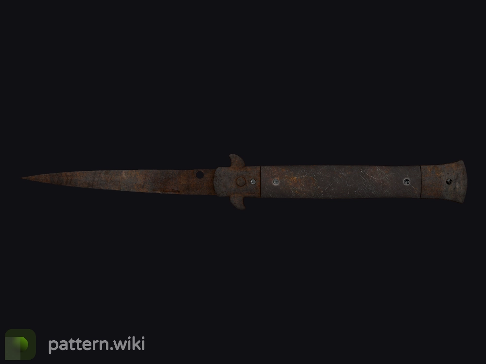 Stiletto Knife Rust Coat seed 414