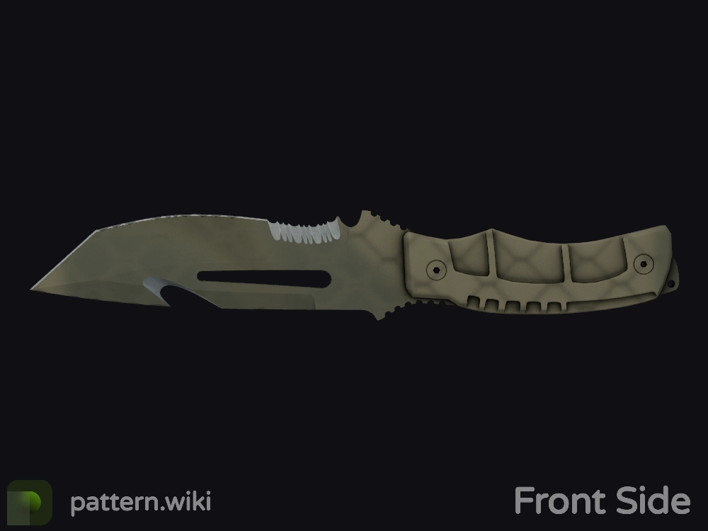 Survival Knife Safari Mesh seed 424