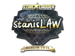 Sticker stanislaw (Gold) | Berlin 2019 preview