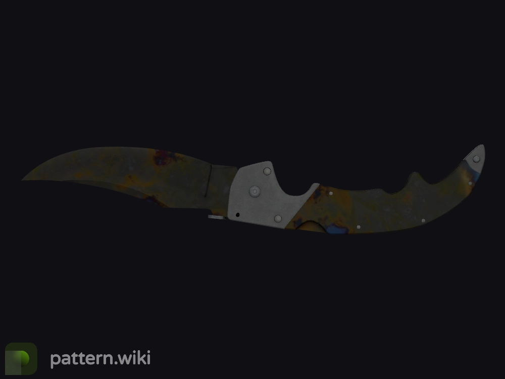 Falchion Knife Case Hardened seed 195