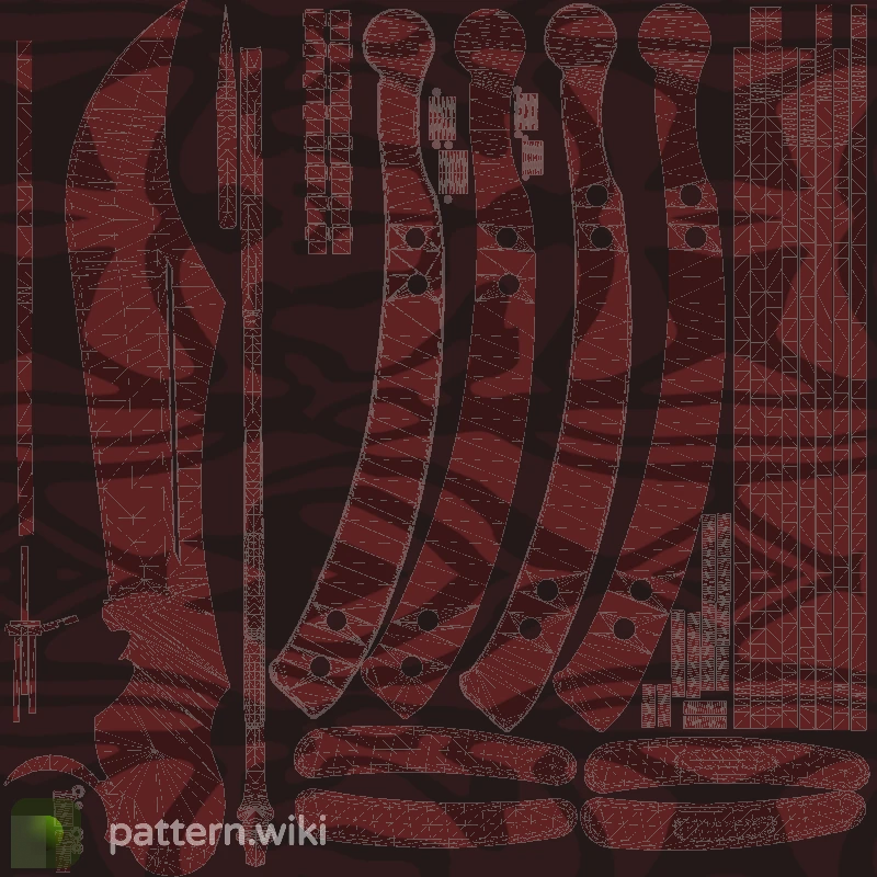 Butterfly Knife Slaughter seed 112 pattern template