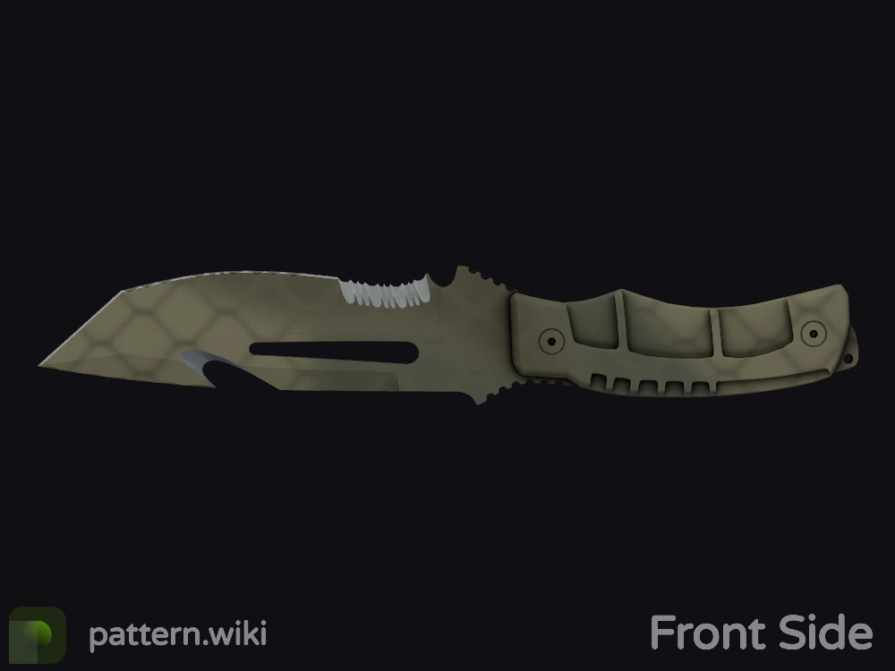 Survival Knife Safari Mesh seed 191