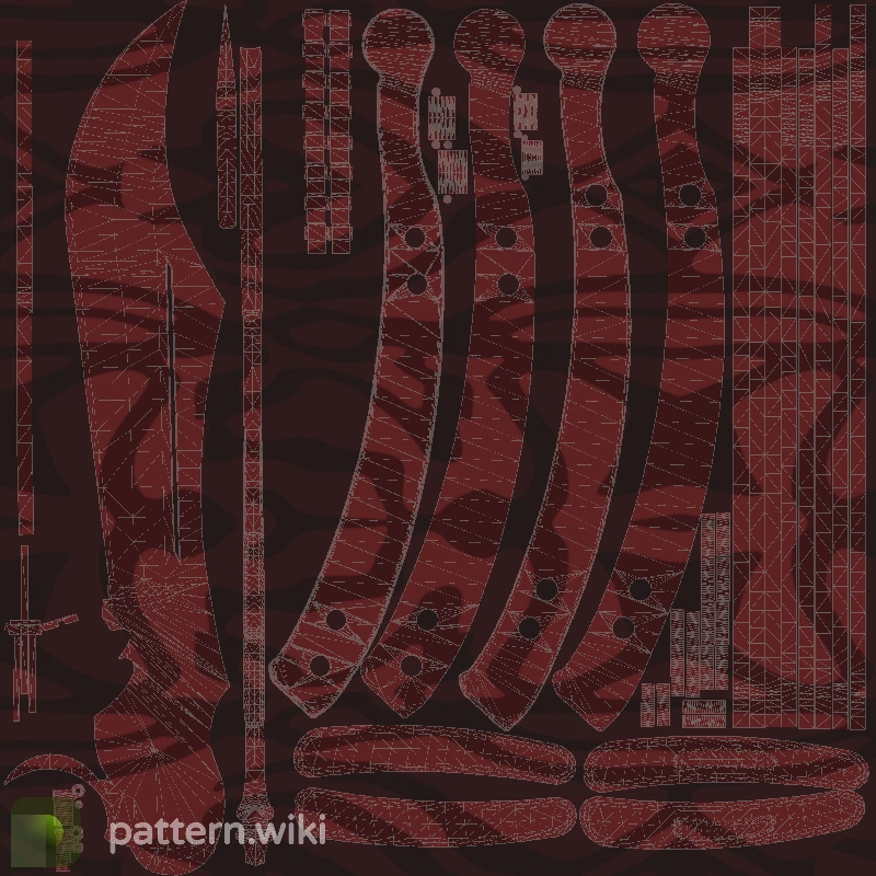 Butterfly Knife Slaughter seed 945 pattern template