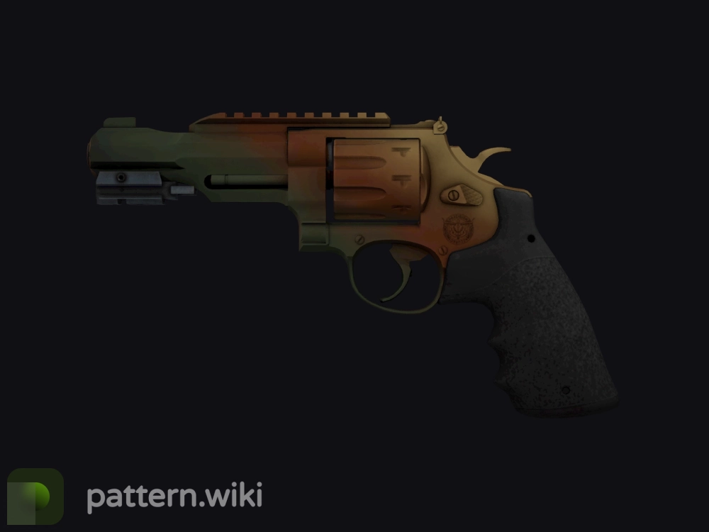 R8 Revolver Amber Fade seed 763