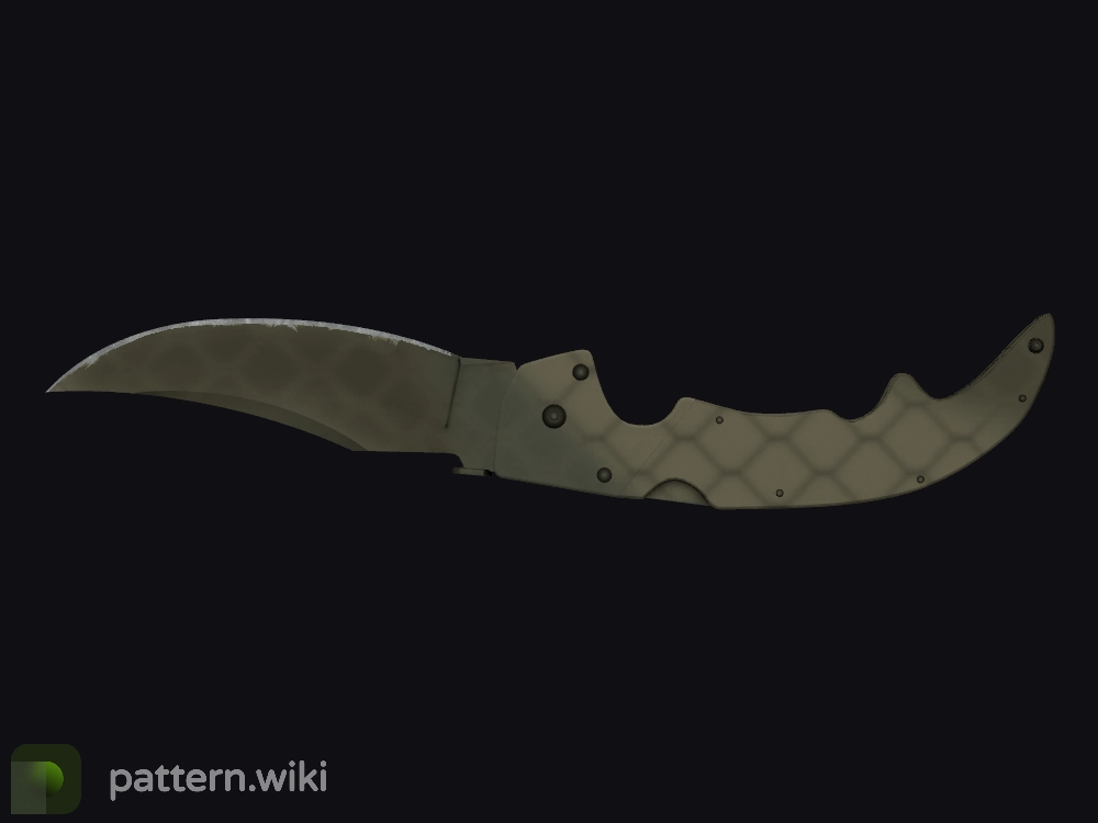 Falchion Knife Safari Mesh seed 120