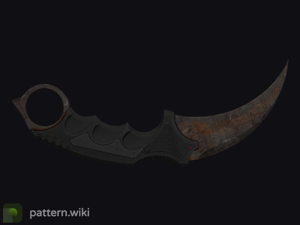 Karambit Rust Coat seed 176