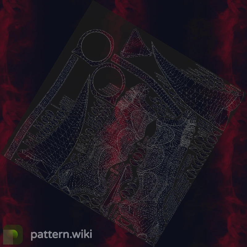 Karambit Doppler seed 123 pattern template