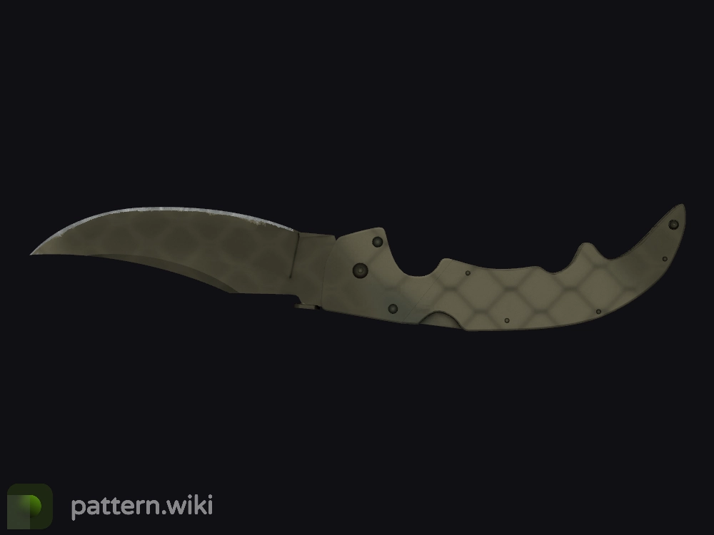 Falchion Knife Safari Mesh seed 63