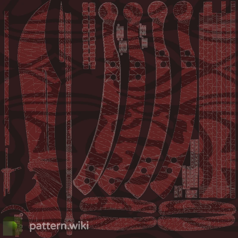 Butterfly Knife Slaughter seed 539 pattern template