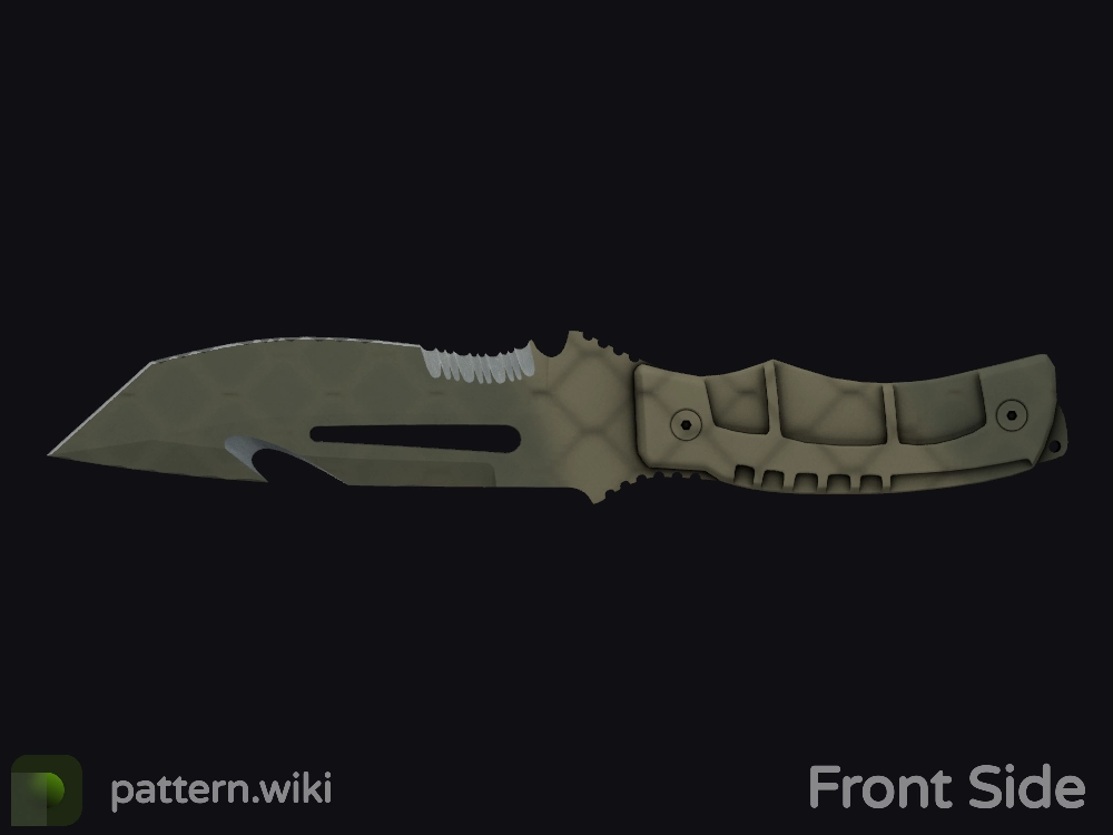 Survival Knife Safari Mesh seed 0