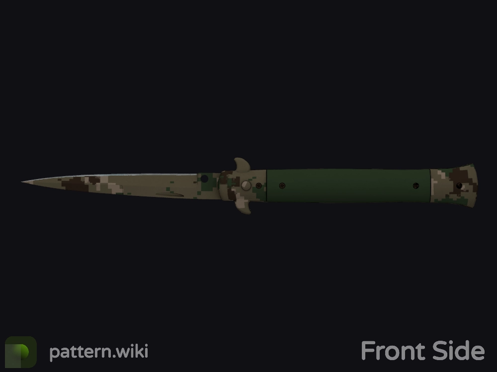 Stiletto Knife Forest DDPAT seed 128