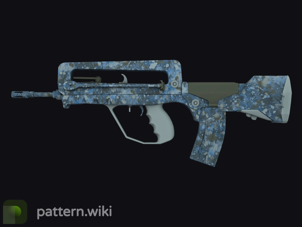 FAMAS Cyanospatter seed 317