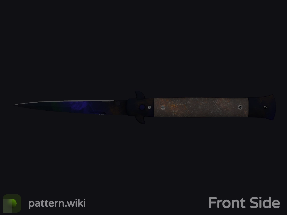 Stiletto Knife Doppler seed 159