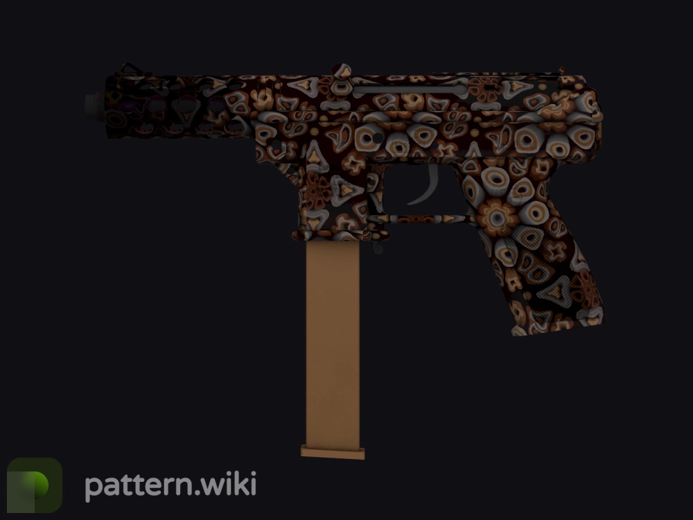 Tec-9 Orange Murano seed 666