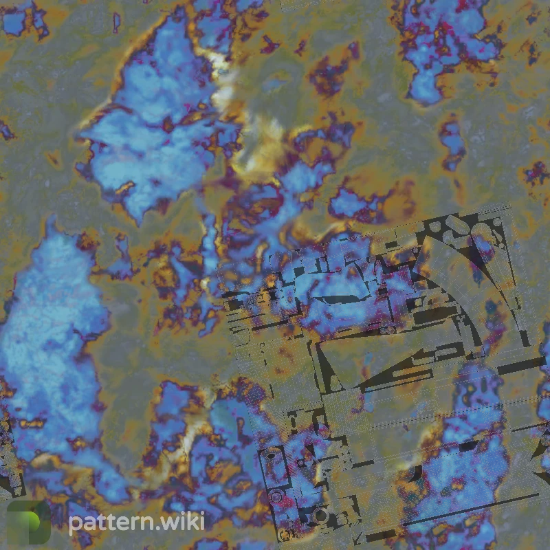 AK-47 Case Hardened seed 833 pattern template